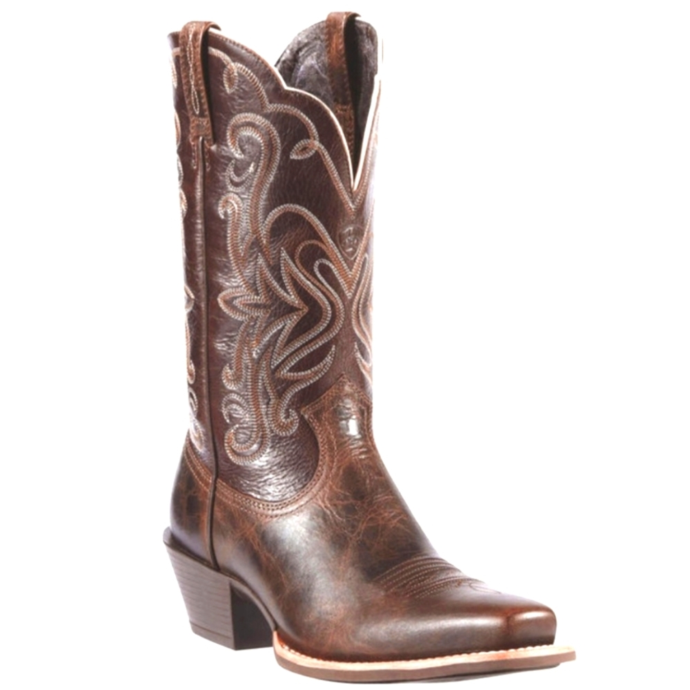 Ariat Women's Legend Chocolate Brown Square Toe Western Boots Size 6.5B